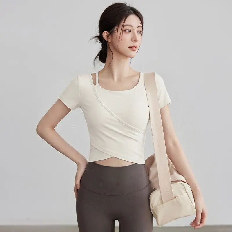 Summer Clothing Looks - 요가 의류 긴팔 여름용 하이룩 슬리밍