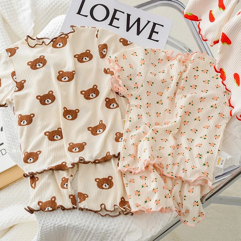 Summer Clothing Baby Boy - 2026 여름 면 만화 캐주얼 잠옷