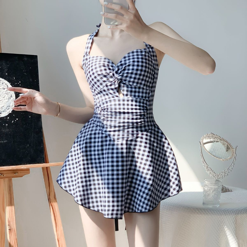Swimsuit One Piece - 2026 신상 여성 백리스 원피스 수영복,