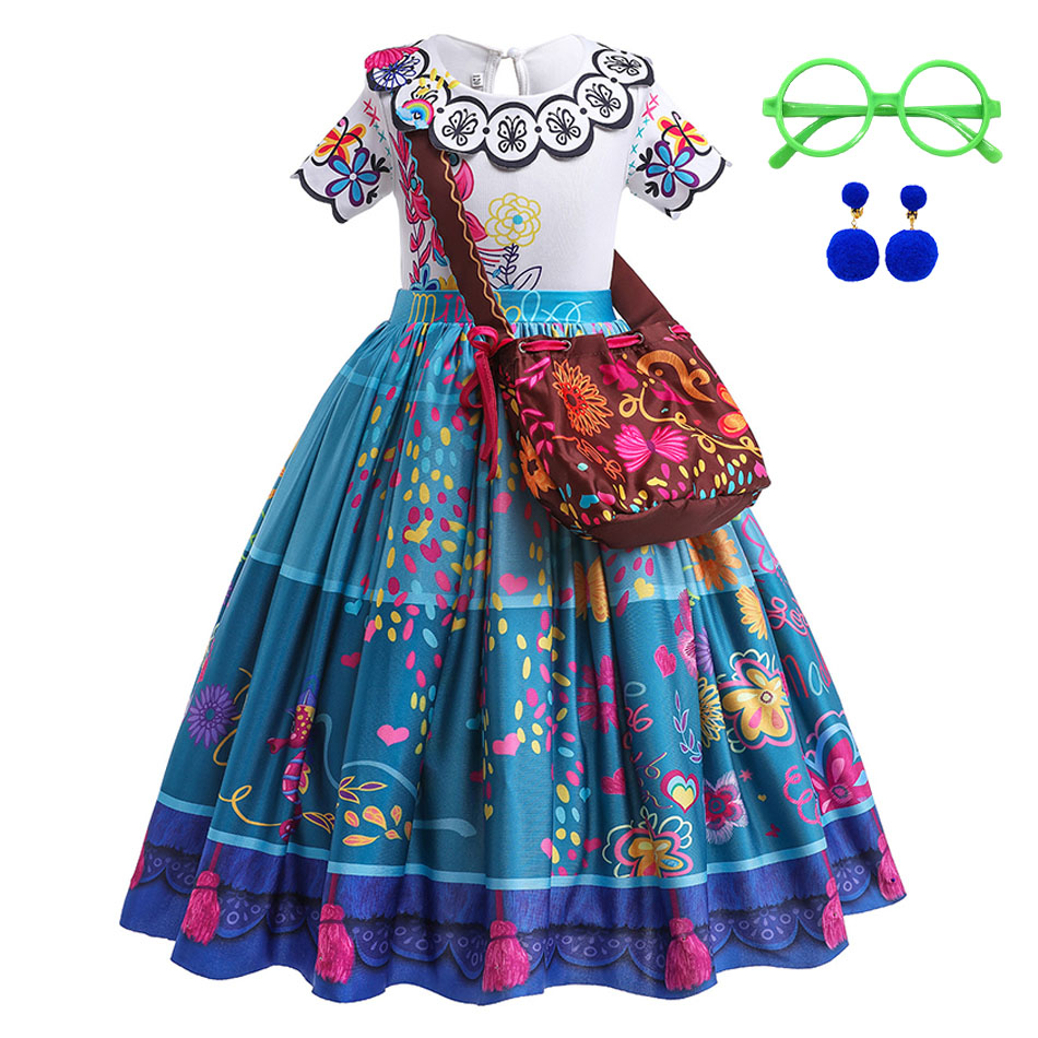 Summer Clothing Kids - 여자 공주 의상 어린이 Encanto 할로윈