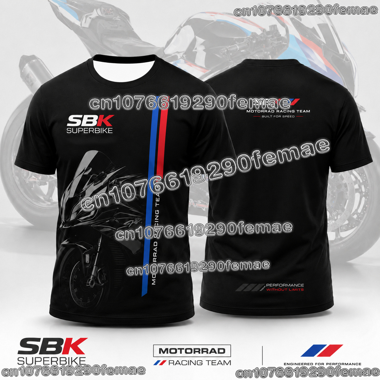 Summer Clothing Motorcycle - S1000RR 오토바이 레이싱 슈트 스타일 티셔츠