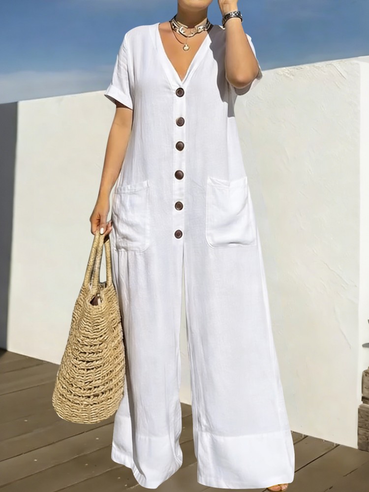 Summer Clothing Model - 플러스 사이즈 여성 의류 점프수트 여름옷