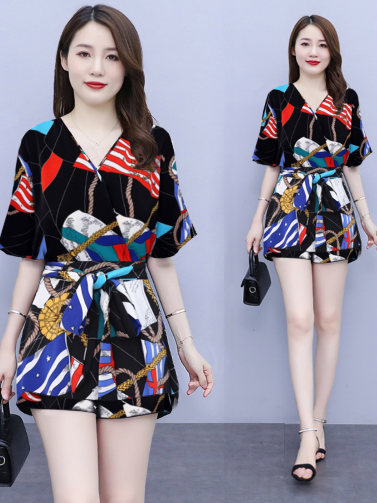 Summer Clothing Accessories - 플러스 사이즈 여성용 세련된 여름 의상