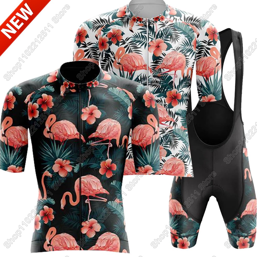 Summer Clothing Men Sale - 2025 플라밍고 사이클링 저지 세트 자전거