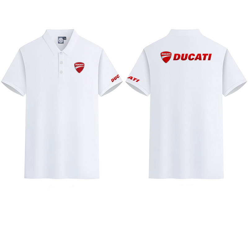 Summer Clothing Motorcycle - Ducati Racing 오토바이 칼라 폴로 셔츠