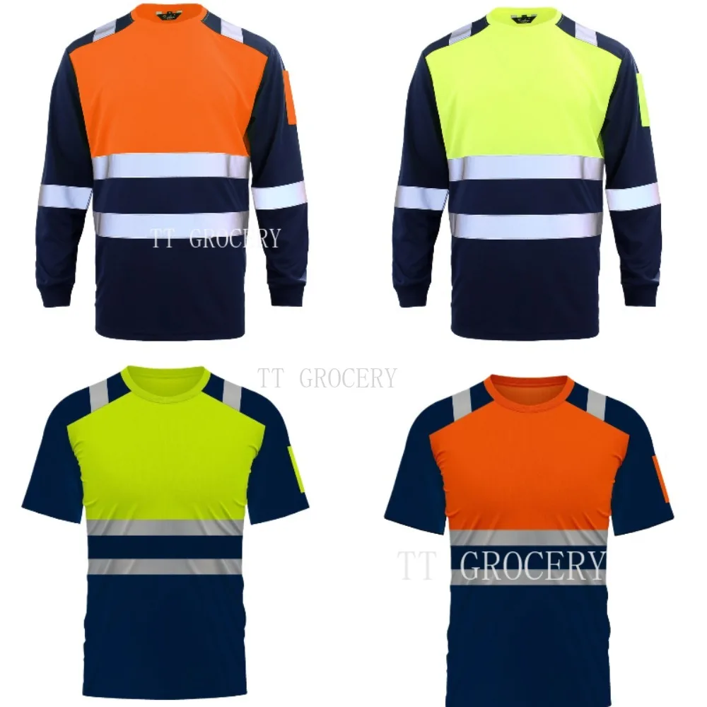 Summer Hi Vis Clothing - 높은 가시성 안전 작업 셔츠 여름
