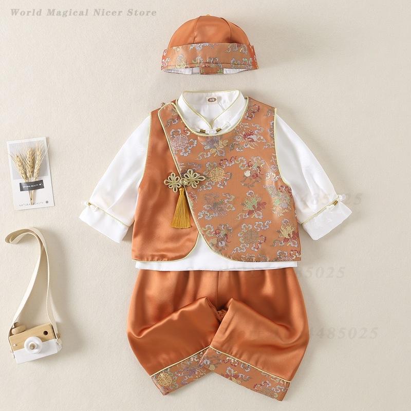 봄 여름 아기 당나라 정장 어린이 소년 소녀 백일 한  - Summer Clothing Baby Boy 리뷰 및 가격