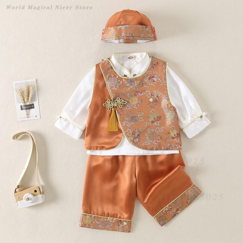 봄 여름 아기 당나라 정장 어린이 소년 소녀 백일 한  - Summer Clothing Baby Boy 리뷰 및 가격