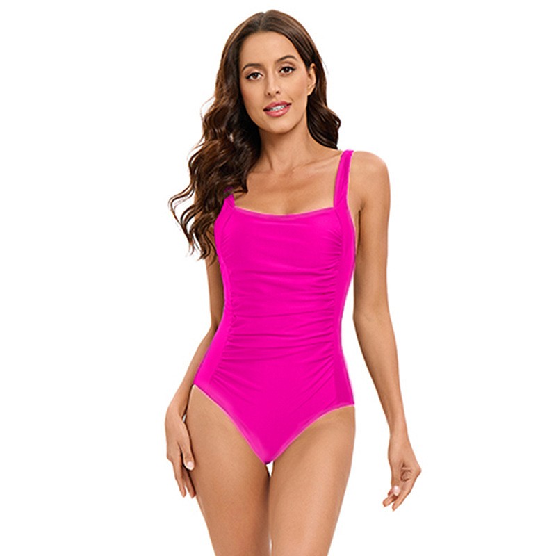 여성 수영복, 뱃살 보정 스퀘어넥 원피스 수영복, 블랙 - Swimsuit One Piece 리뷰 및 가격