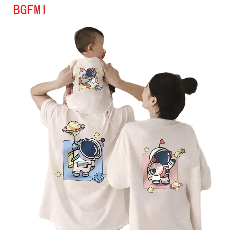 부모-자녀 티셔츠 캐주얼 아동복, 가족 매칭 의상, 레 - Summer Clothing Looks 리뷰 및 가격
