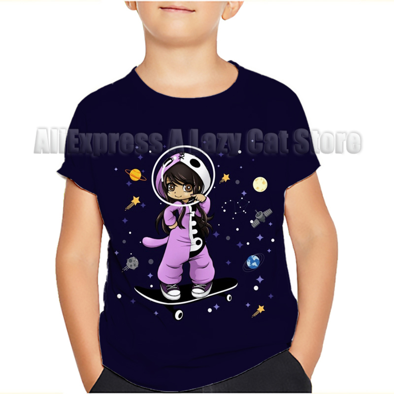 Aphmau Meows 고양이 티셔츠, 만화 아기 티셔 - Summer Clothing Baby Boy 리뷰 및 가격