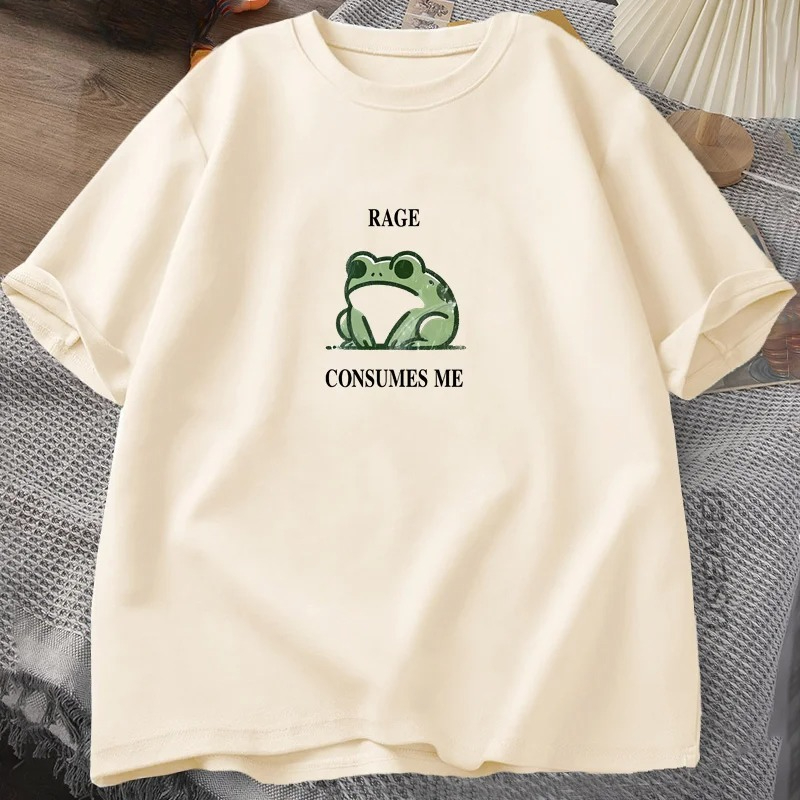 분노가 나를 집어삼켰다 개구리 빈티지 티셔츠 남녀 공용 - Summer Clothing Vintage 리뷰 및 가격
