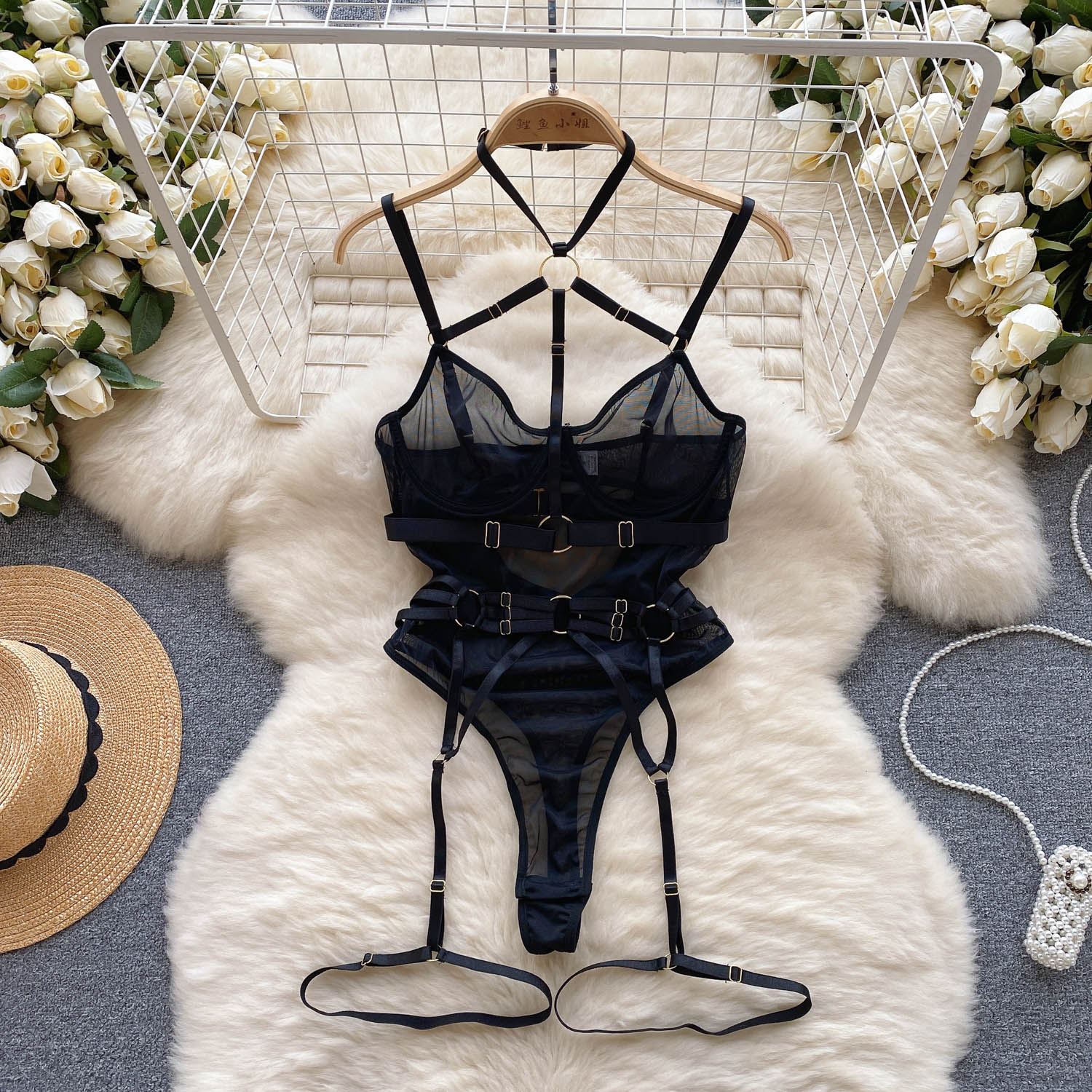 여성 Hotsweet 메쉬 빈티지 스트랩 바디 슈트 세 - Summer Clothing Vintage 리뷰 및 가격