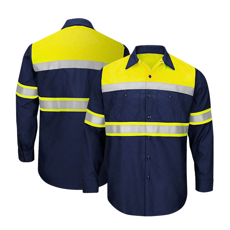 남성용 긴팔 100% 코튼 반사 작업복, 하이비스 작업 - Summer Hi Vis Clothing 리뷰 및 가격
