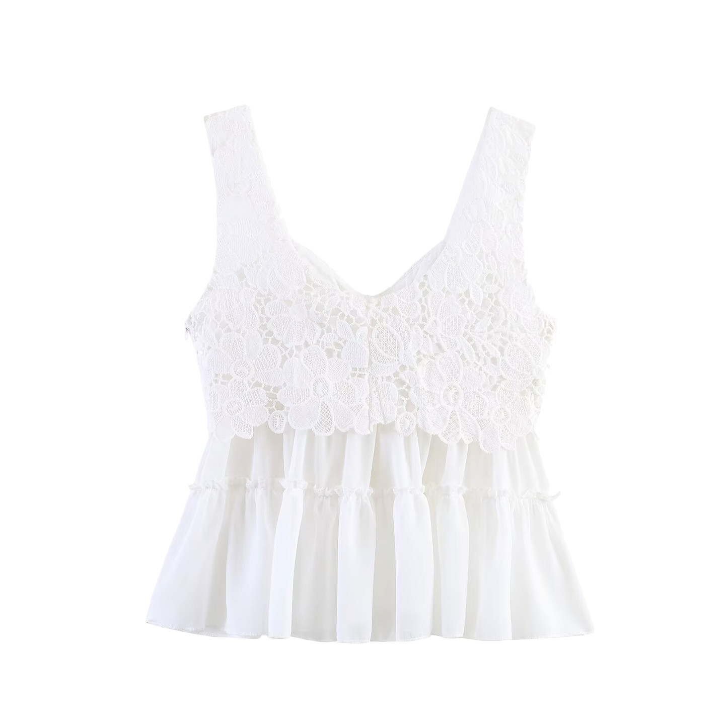 여성 여름 패션 2026 화이트 레이스 트림 블라우스  - Summer Clothing Looks 리뷰 및 가격