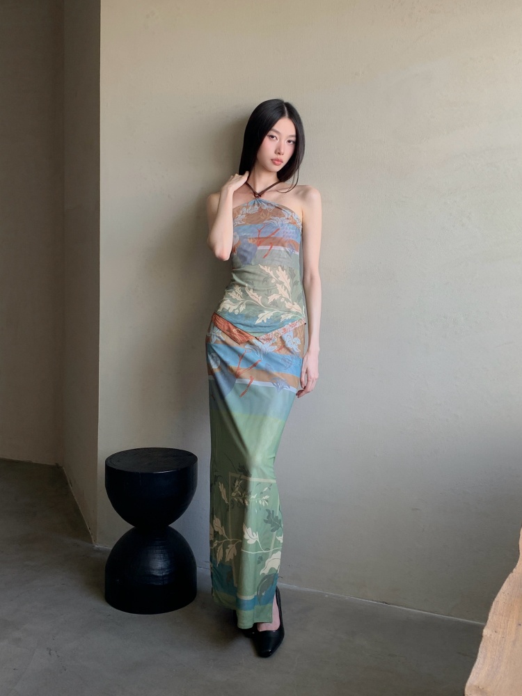 치아트 여성용 빈티지 리버시블 투피스 세트, 여름 의상 - Summer Clothing Model 리뷰 및 가격