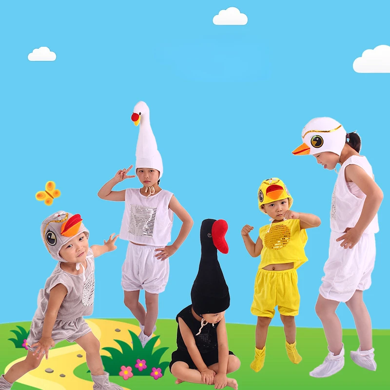 어린이 소년 소녀 오리 거위 개 백조 크레인 동물 의상 - Summer Duck Clothing 리뷰 및 가격