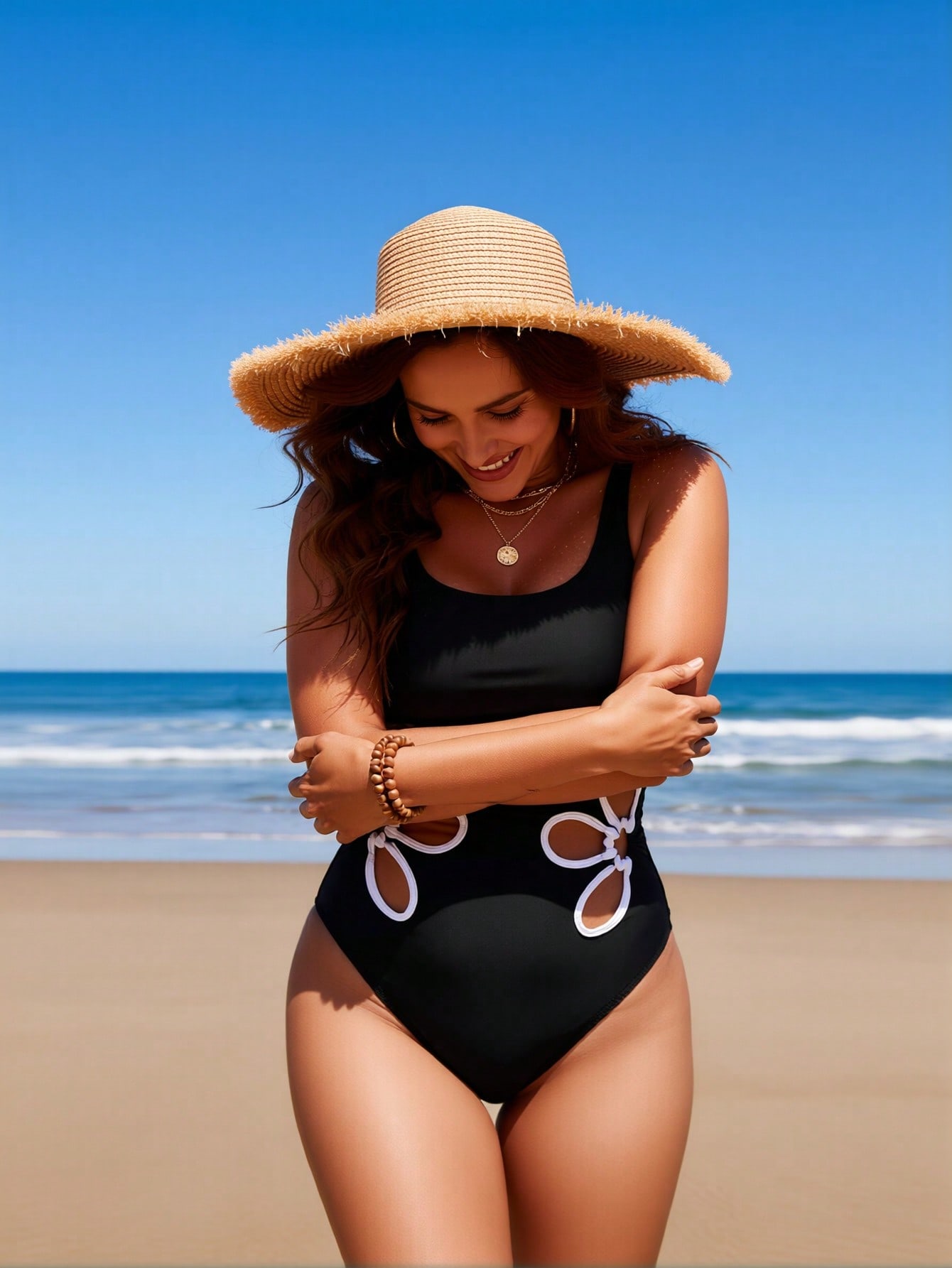 2026 신상 여성 원피스 수영복: 솔리드 블랙, 화이 - Swimsuit One Piece 리뷰 및 가격