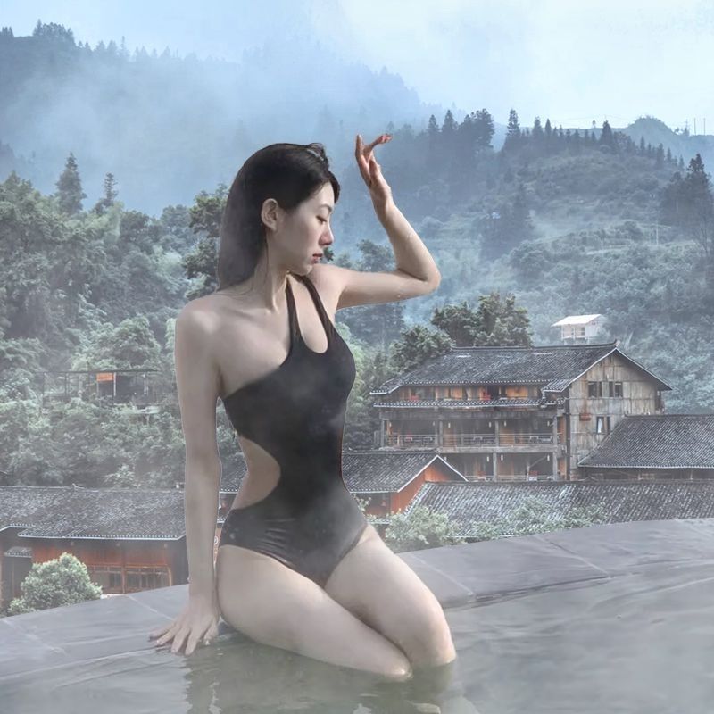 여름 솔리드 컬러 여성 원피스 수영복 섹시한 백리스 수 - Swimsuit One Piece 리뷰 및 가격