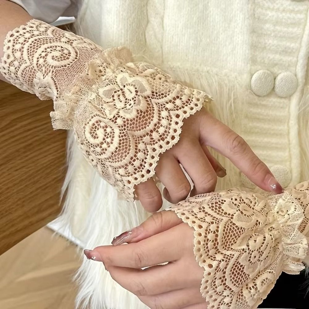 의류 액세서리 레이스 트림 가짜 커프스 탈부착 가능한  - Summer Clothing Accessories 리뷰 및 가격